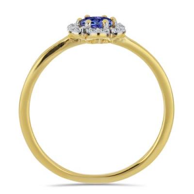 BUY 925 STERLING SILVER WITH TANZANITE GEMSTONE RING